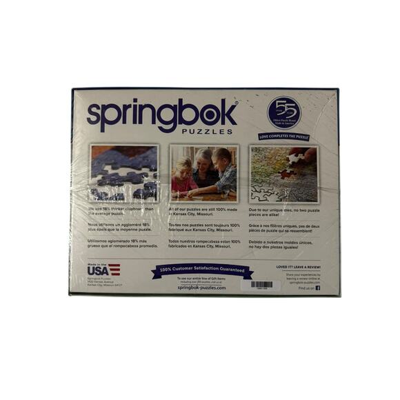Sprinkbox 500-Piece Puzzle "Classic Board & Card Games" (New/Sealed) - Picture 2 of 2